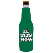 Load image into Gallery viewer, Le Tits Now (Let It Snow) Beer Bottle Coolie
