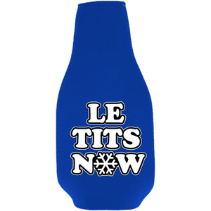 Le Tits Now (Let It Snow) Beer Bottle Coolie