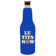 Load image into Gallery viewer, Le Tits Now (Let It Snow) Beer Bottle Coolie
