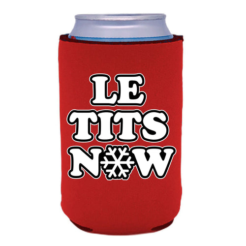 red can koozie with 