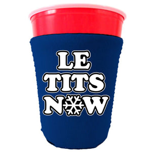 Le Tits Now (Let It Snow) Party Cup Coolie