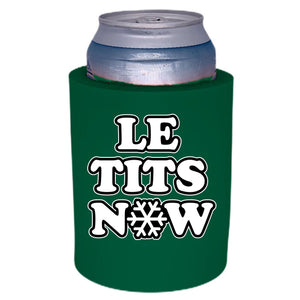 Le Tits Now (Let It Snow) Thick Foam Can Coolie