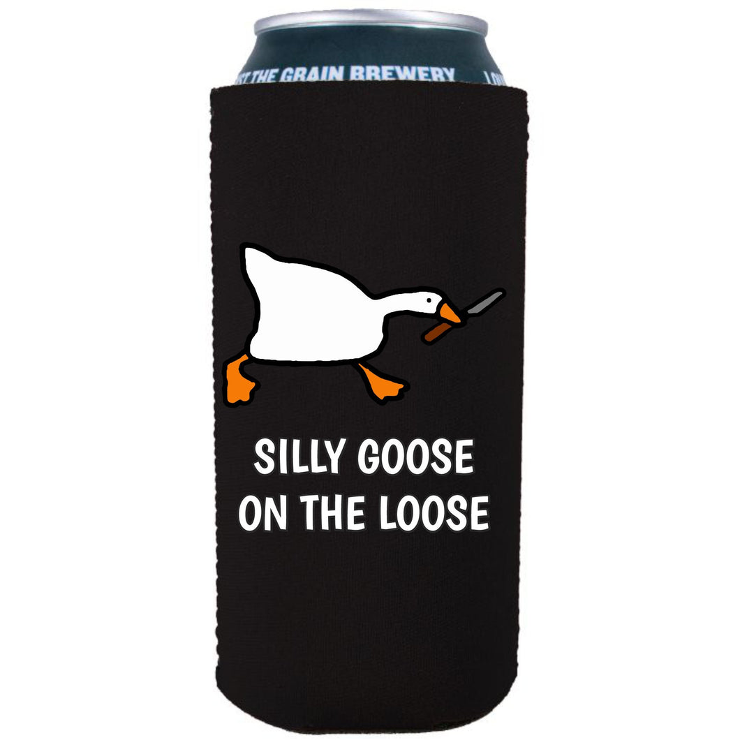 Silly Goose on the Loose 16 oz. Can Coolie