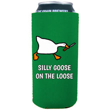 Load image into Gallery viewer, 16oz. Tallboy neoprene can Koozie with design printed on one side.
