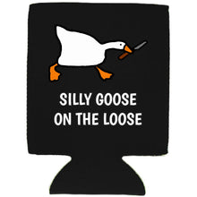 Load image into Gallery viewer, Silly Goose on the Loose Magnetic Can Coolie
