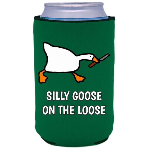 12oz. neoprene can Koozie with graphic printed on one side.