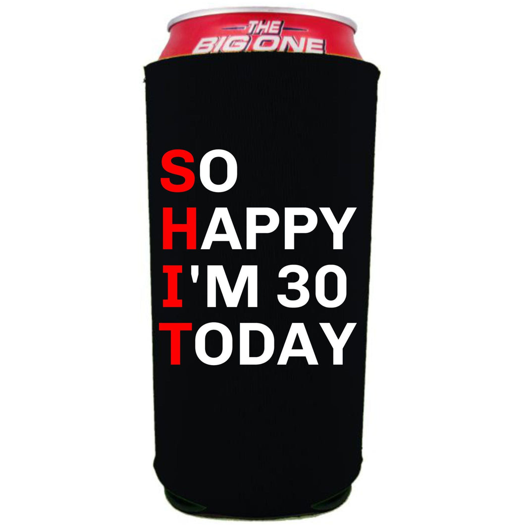 24oz. collapsible, neoprene can koozie with 