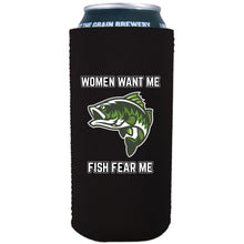Load image into Gallery viewer, 16oz. tallboy collapsible neoprene can koozie with graphic printed on one side.
