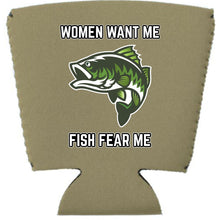Load image into Gallery viewer, Women Want Me Fish Fear Me Party Cup Coolie
