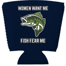Load image into Gallery viewer, Women Want Me Fish Fear Me Party Cup Coolie
