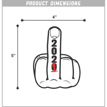 Load image into Gallery viewer, 2021 Middle Finger Vinyl Sticker 5 Inch, Indoor/Outdoor
