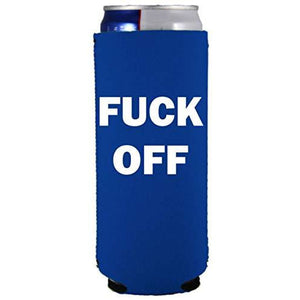 Fuck Off Slim 12 oz Can Coolie