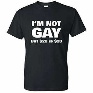 t shirt with im not gay design 