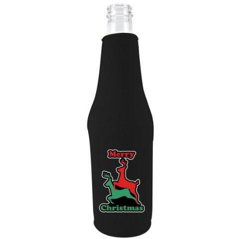 Reindeer and Beers Christmas Pattern 16 oz. Can Coolie – Coolie Junction