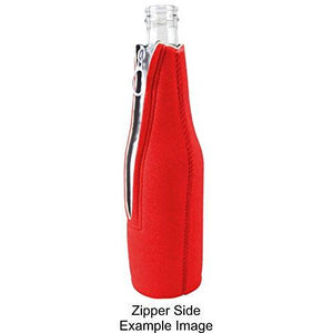 Fck It Funny Zipper Bottle Coolie With Opener