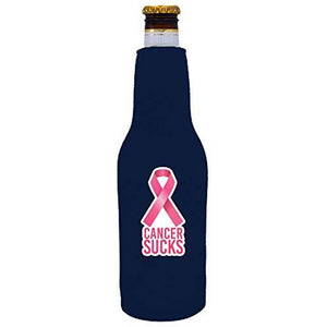 Cancer Sucks Beer Bottle Coolie