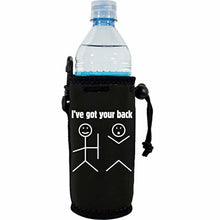 Load image into Gallery viewer, 12 oz water bottle koozie with ive got your back koozie 

