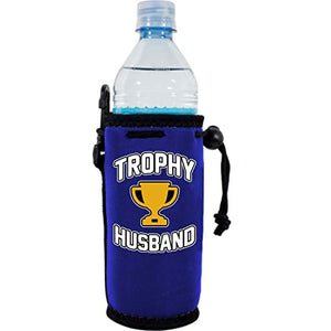 Trophy Husband Water Bottle Coolie