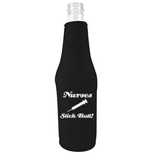 Nurses Stick Butt! Beer Bottle Coolie