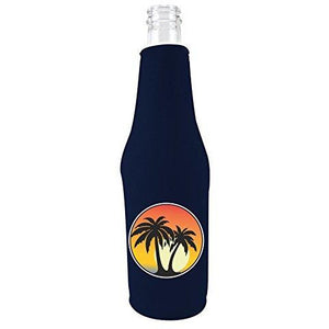 Palm Tree Sunset Bottle Coolie