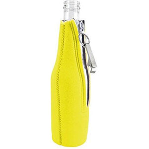 Camping Is In Tents Beer Bottle Coolie With Opener