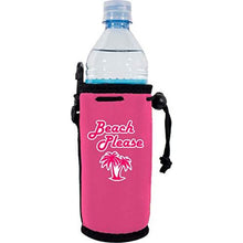 Load image into Gallery viewer, Beach Please Water Bottle Coolie
