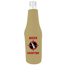 Load image into Gallery viewer, Beer Hunter Zipper Beer Bottle Coolie

