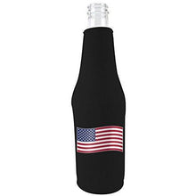 Load image into Gallery viewer, beer bottle koozie with world countries flag design
