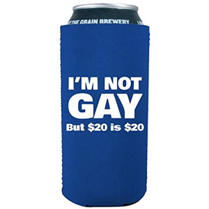 I'm Not Gay 16 oz. Can Coolie
