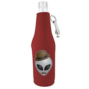 Alien in Disguise Beer Bottle Coolie With Opener