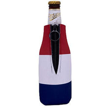 Load image into Gallery viewer, Merica Stripes Beer Bottle Coolie
