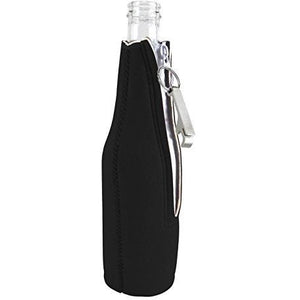 Palm Tree Sunset Bottle Coolie With Opener