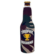 Load image into Gallery viewer, Trophy Husband Beer Bottle Coolie
