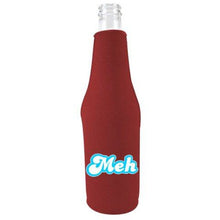 Load image into Gallery viewer, Meh Funny Beer Bottle Coolie
