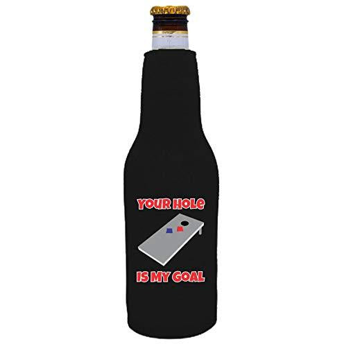 Your Hole Is My Goal Beer Bottle Coolie