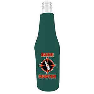 Beer Hunter Zipper Beer Bottle Coolie