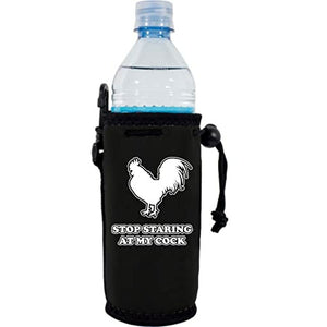 Stop Staring At My Cock Water Bottle Coolie