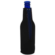 Load image into Gallery viewer, I Like Big Putts and I Cannot Lie Beer Bottle Coolie With Opener
