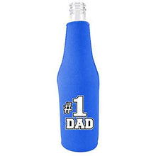 Load image into Gallery viewer, #1 Dad Beer Bottle Coolie With Opener
