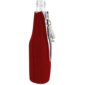 Smoke Meat Everyday Beer Bottle Coolie With Opener