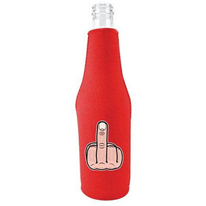 Middle Finger Beer Bottle Cozy