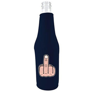Middle Finger Beer Bottle Cozy