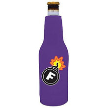 Load image into Gallery viewer, F Bomb Beer Bottle Coolie
