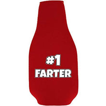 Load image into Gallery viewer, #1 Farter Beer Bottle Coolie With Opener
