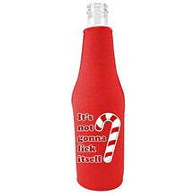 Load image into Gallery viewer, beer bottle koozie with its not gonna lick itself design
