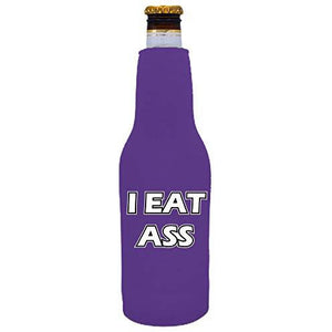 I Eat Ass Beer Bottle Coolie