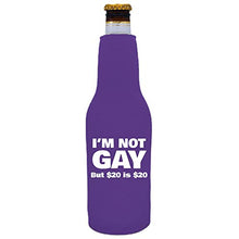 Load image into Gallery viewer, I&#39;m Not Gay Beer Bottle Coolie
