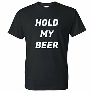 t shirt with hold my beer design 