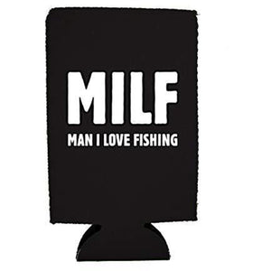 MILF Man I Love Fishing 16 oz. Can Coolie