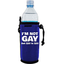 Load image into Gallery viewer, I&#39;m Not Gay Water Bottle Coolie
